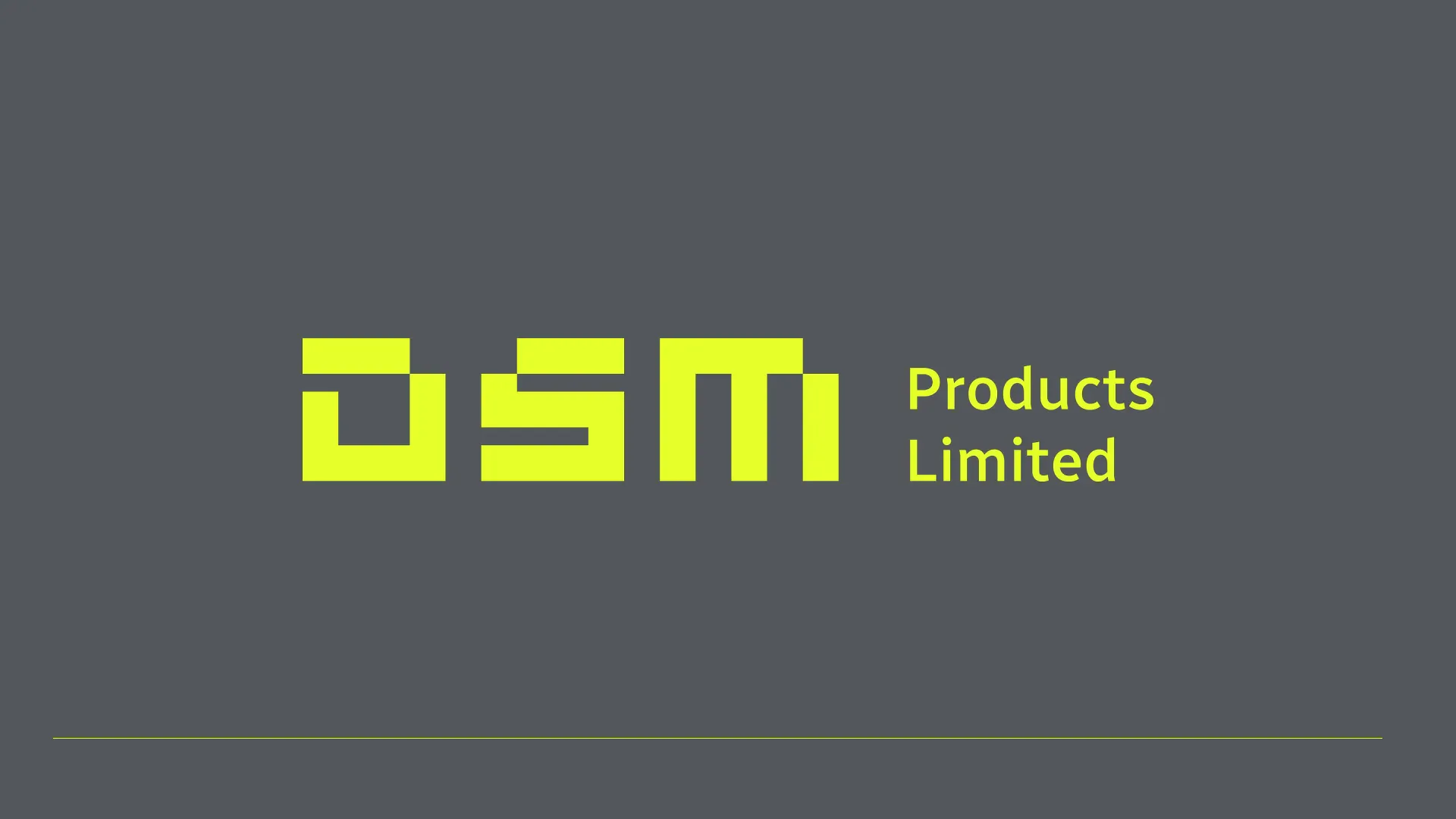 DSM Products Limited brand identity